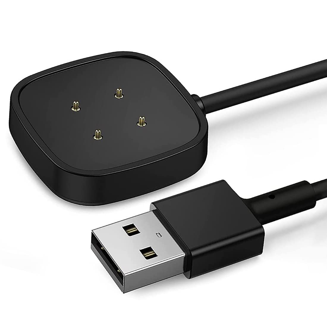 ZORBES Wireless Charger for Fitbit Sense and Versa 3 Smartwatch Charger Dock Compatible for Fitbit Sense and Versa 3 (Black, 1m) ZORBES Wireless Charger for Fitbit Sense and Versa 3 Smartwatch Charger Dock Compatible for Fitbit Sense and Versa 3 (Black, 1m)